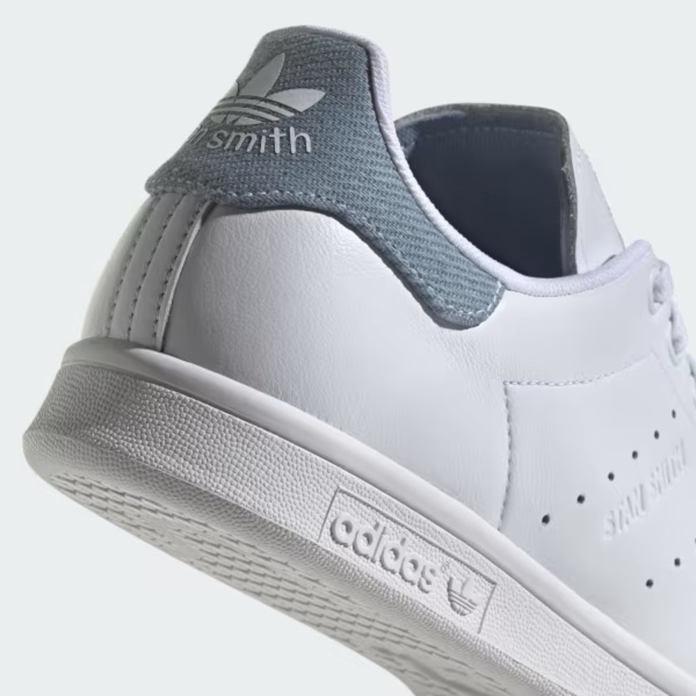 Adidas Stan Smith white and blue denim sneakers - Picture 4 of 11